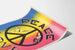 Plakat Peace Love farvet retro til vægdekoration vintage