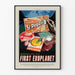 Dekorativ plakat Exoplanet 51 Pegasi b vintage