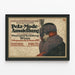 Plakat vintage Pelz-Mode-udstilling 1912 vægdekoration — indrammet kunstværk på væggen