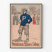 Vintage Pennsylvania Militærhøjskole Fodbold 1902 plakat