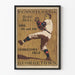 Vintage plakat af baseballkamp Pennsylvania vs Georgetown