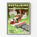 Vintage plakat Peptalmine - Retro vægdekoration for sundhed og velvære