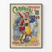 Vintage plakat af Perpignan karneval 1900 vægdekoration