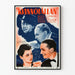 Vintage plakat Kvinnofällan - Klassisk filmvægdekoration
