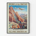 Vintage plakat Peru af Inkaerne - Rejse med Pan American
