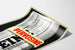 Vintage reklameplakat for Pervosine, foldet journal