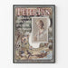 Vintage dekorativ plakat Peter Pan - Bog- og eventyrtema