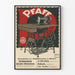 Vintage plakat af Pfaff symaskine til vægdekoration