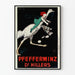 Vintage reklameplakat Pfefferminz Dr Hillers