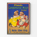 Vintage plakat af Pfunds mælkekoncentrat med børn