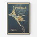 Vintage plakat Phébus Paris med den Vingede Engel
