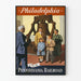 Vintage plakat af Philadelphia af Pennsylvania Railroad