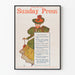 Vintage plakat Philadelphia Sunday Press maj 10