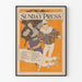 Vintage plakat Philadelphia Sunday Press 1896 - Retro vægdekoration