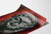 Vintage plakat af decalcificering Phosoforme med skulptureret hoved