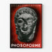 Vintage plakat af decalcificering Phosoforme med skulptureret hoved