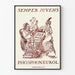 Vintage plakat Phosphoneurol Semper Juvens af Depruneaux