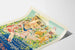 Vintage plakat med Picking Peaches med Harry Langdon og badende kvinder fra 1920'erne