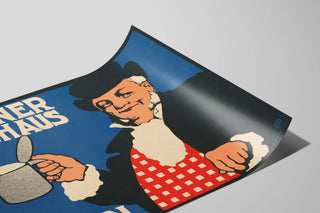 Plakat vintage klaverer harmonium Schiedmayer - Musikalsk vægdekoration — visning af kunstværket