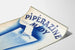 Vintage plakat Piperazine Midy - Retro vægdekoration med bobler