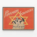 Plakat Vintage Rumænsk Piramida Sowiecka — indrammet kunstværk på væggen