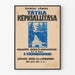 Vintage Tatra plakat udstillingsdekoration vægkunst Artem Legrand