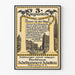 Tysk vintage plakat for den 3. krigsforpligtelse
