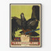 Vintage plakat for 4. krigsudlån med ørn og sværd
