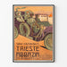 Vintage plakat af Automobilservice Trieste Abbazia