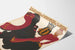 Vintage plakat Die 6 med flodhest og farverigt figur