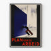 Vintage plakat Plan van de Arbeid design Bauhaus
