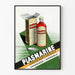 Vintage plakat Plasmarine, retro medicinsk vægdekoration