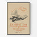 Vintage plakat for Udstillingsforeningen af Illustratører ved Kunstcenteret