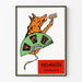 Vintage reklameplakat for Pneumogéine Renard