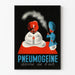 Vintage plakat Pneumogéine vægdekoration