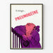 Vintage plakat Pneumogéine 1951 til vægdekoration