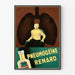 Vintage plakat Pneumogéine Renard til medicinsk vægdekoration