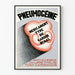 Vintage plakat Pneumogéine medicin hjerte-nyre