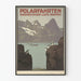 Vintage plakat Polarfahrten Norddeutscher Lloyd Bremen - Maritime vægdekoration