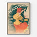 Vintage plakat Pastilles Poncelet mod forkølelse og hoste