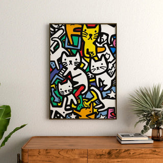 Pop Art plakat - Danse des Félins