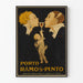Vintage plakat af Porto Ramos-Pinto med Amor og elegante portrætter