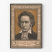 Portrætplakat af Ludwig van Beethoven til musikalsk vægdekoration