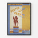 Vintage teaterplakat « Postet med skønhed » med skulpturelle silhuetter
