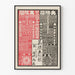 Traditionel japansk kalenderplakat fra Tanaka Shoten-kollektionen med kimono