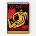 Vintage plakat Die Brücke Galerie Arnold vægdekoration