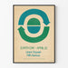 Vintage plakat Earth Day 22. april Union Square