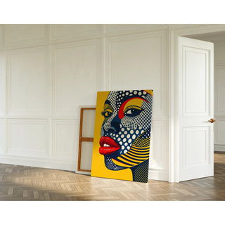 Pop Art plakat - Pop ansigt