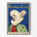 Vintage plakat Pudder fra Luzy elegant vægdekoration