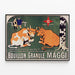 Plakat Vintage Maggi-bouillon - Retro vægdekoration — indrammet kunstværk på væggen